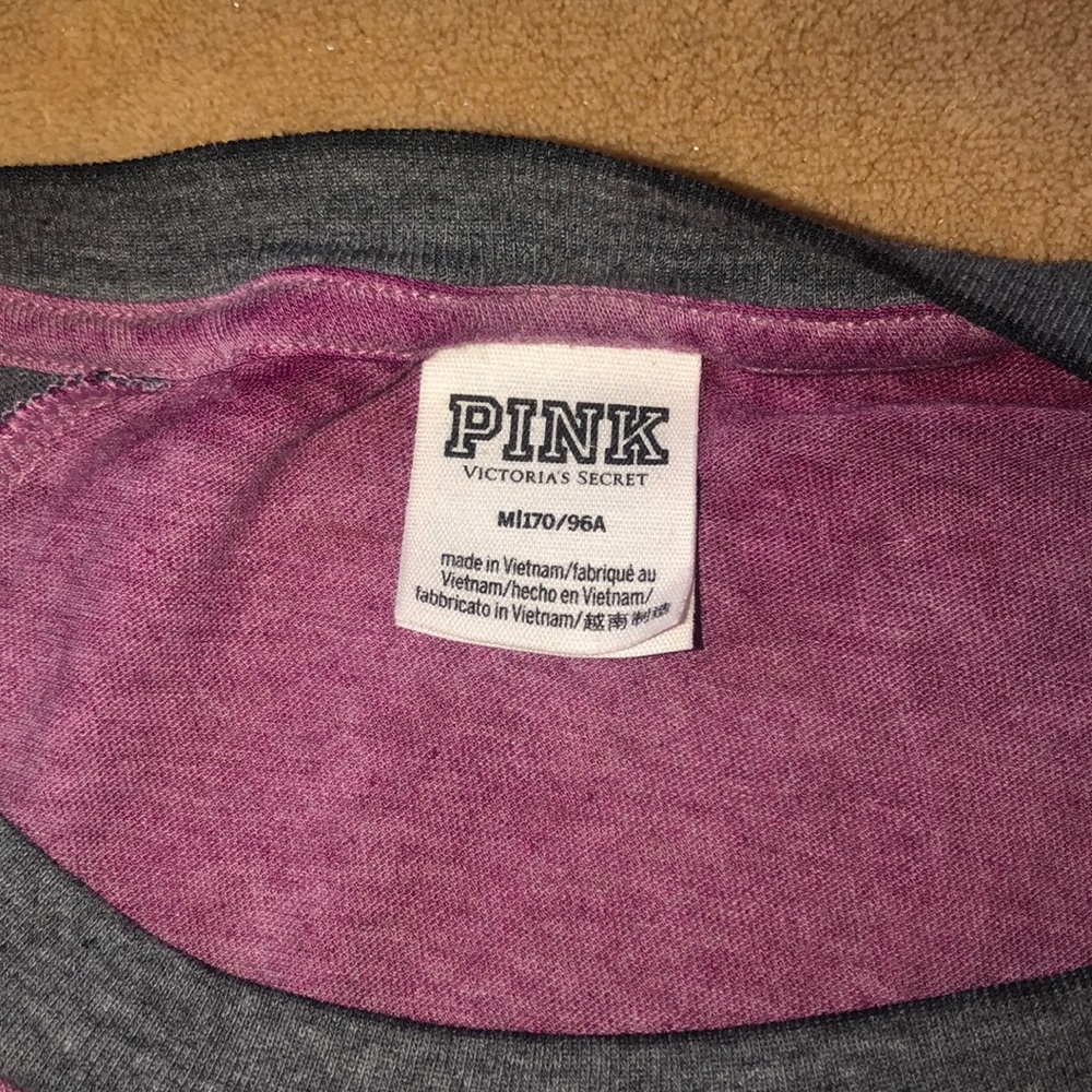 Pink VS Baseball Tee - Picture 2 of 3